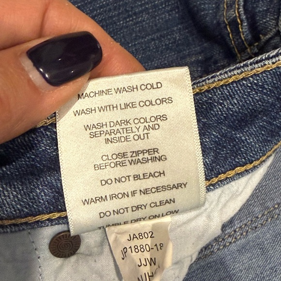 Jag Jeans Low Rise Boot Leg Dark Blue Denim- 10P - Picture 13 of 14